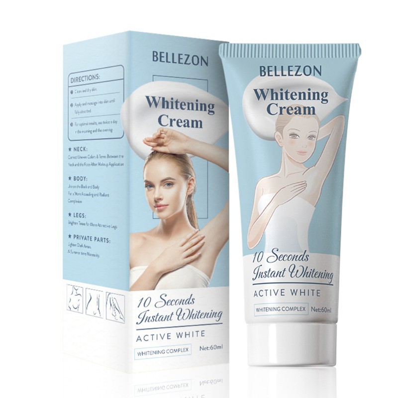 Kem Dưỡng Trắng Da Vùng Dưới Cánh Tay / Đầu Gối / Khuỷu Tay / Đầu Gối Hiệu Bellezon 60ml