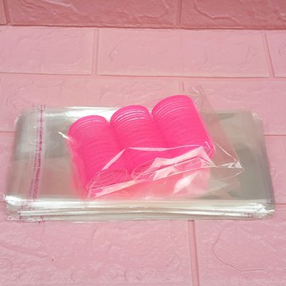 100g (~90cái) Túi Opp dán mép 10x18cm (+ 4cm) - Túi nilon băng keo dán miệng