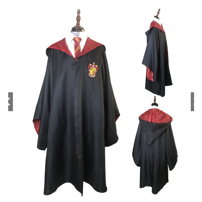 Áo choàng Harry Potter Cao cấp nhà Gryffindor Nam/nữ - Trang phục Phù thuỷ hoá trang Harry Potter - Chuẩn hàng ALWAYS