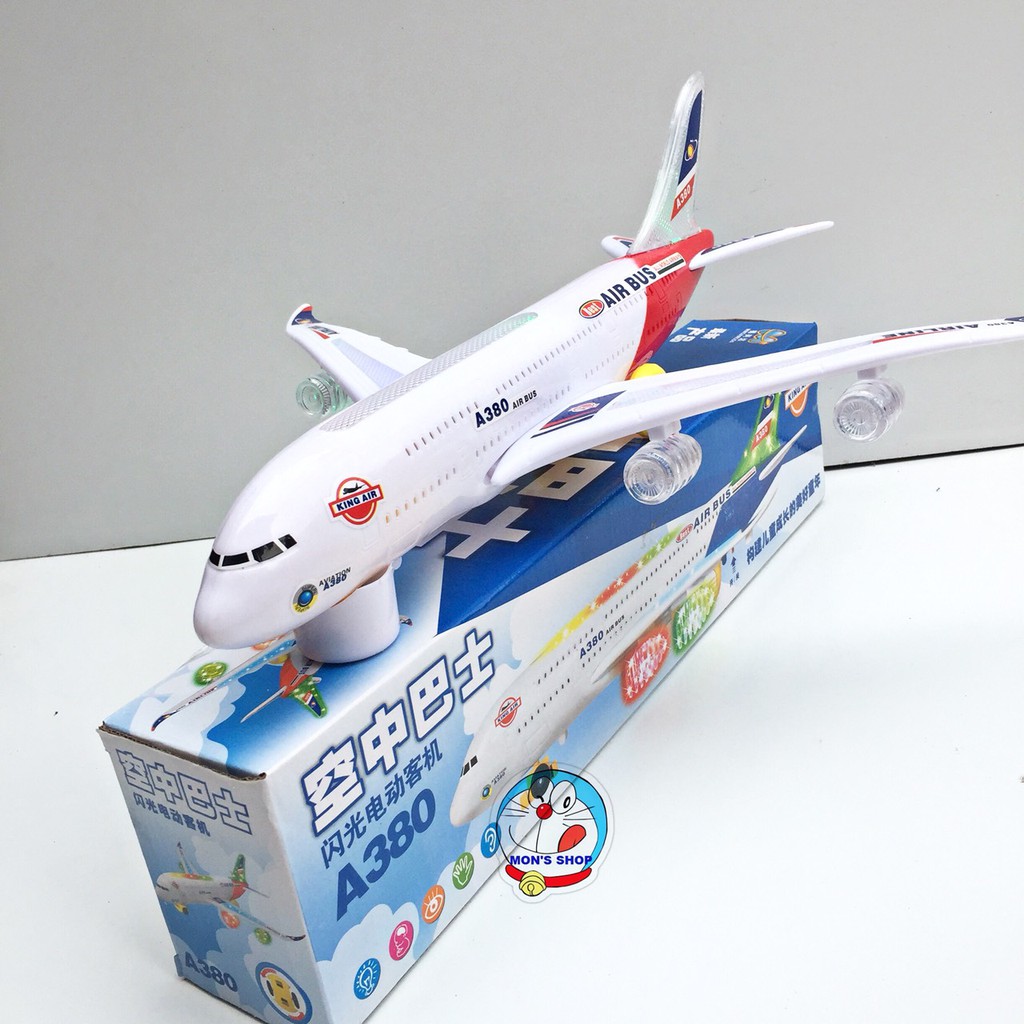 Đồ chơi máy bay A380 dùng pin có âm thanh và ánh sáng