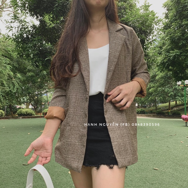 Giá sỉ - Áo blazer chất dạ mỏng thu đông loại 1 ullzzang nữ kèm ảnh thật - Xưởng may hạnh hồng | WebRaoVat - webraovat.net.vn