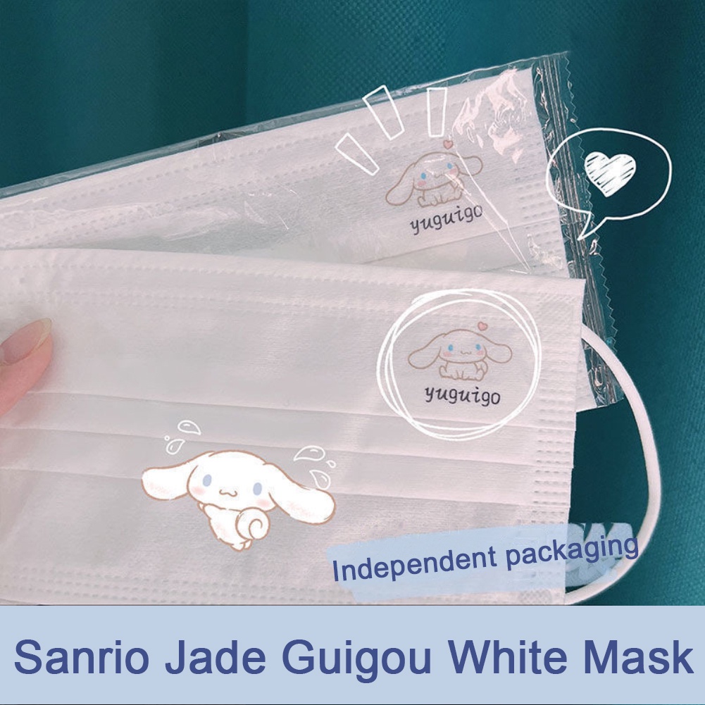 10 Chiếc Khẩu Trang Cho Người Lớn Khẩu Trang 3 Lớp Sanrio Hello Kitty Kuromi Cinnamoroll Pochacco Purin Dog Thiết Kế In Hoạt Hình Anime Nhật Bản