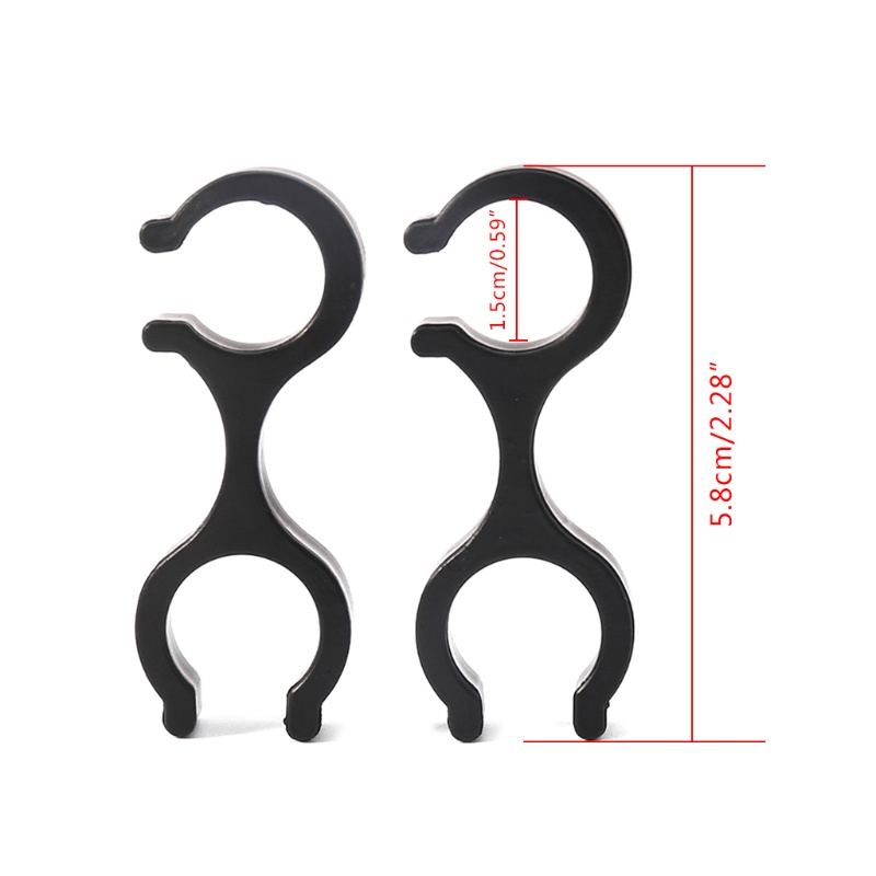 Bộ 2 Kẹp Cố Định Cần Câu Cá Màu Đen Tiện Dụng Cho Hoạt Động Ngoài Trời