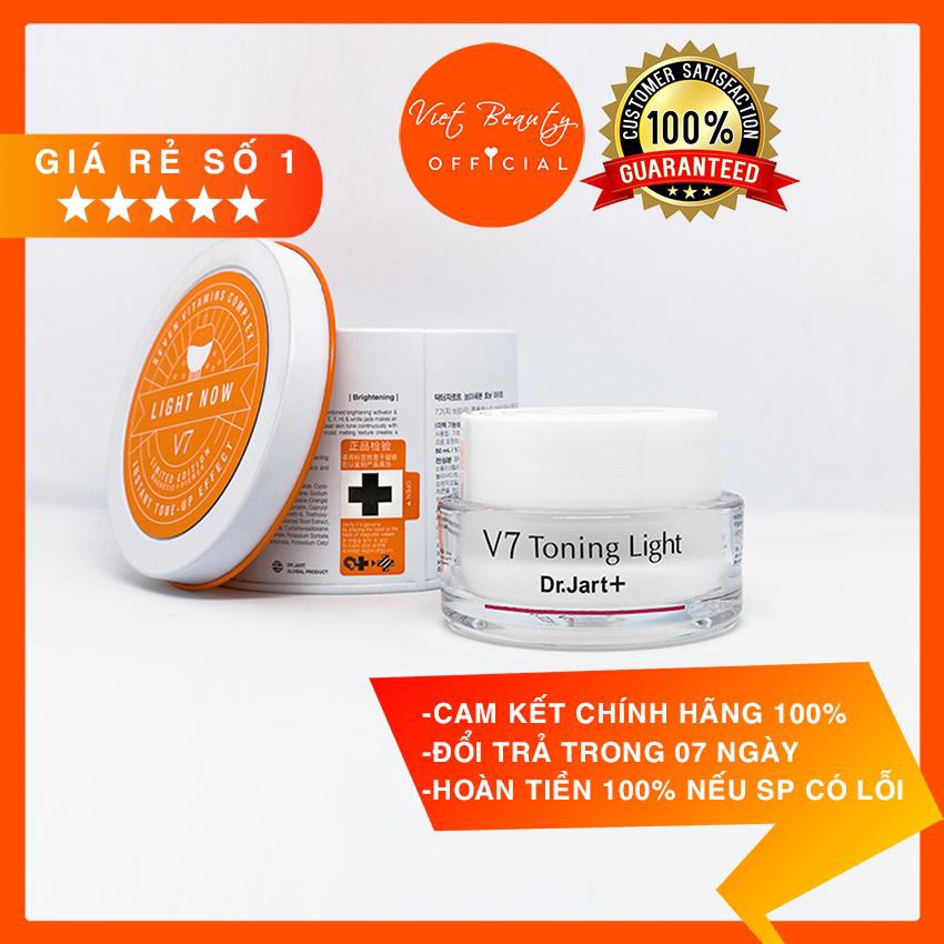 DUY NHẤT 3 NGÀY  Kem V7 TRÒN Toning Light Full Size 50ml HÀN Authentic