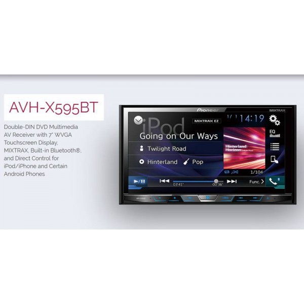 Pioneer AVH-X959BT Màn hình DVD cảm ứng 7' đa chức năng cao cấp
