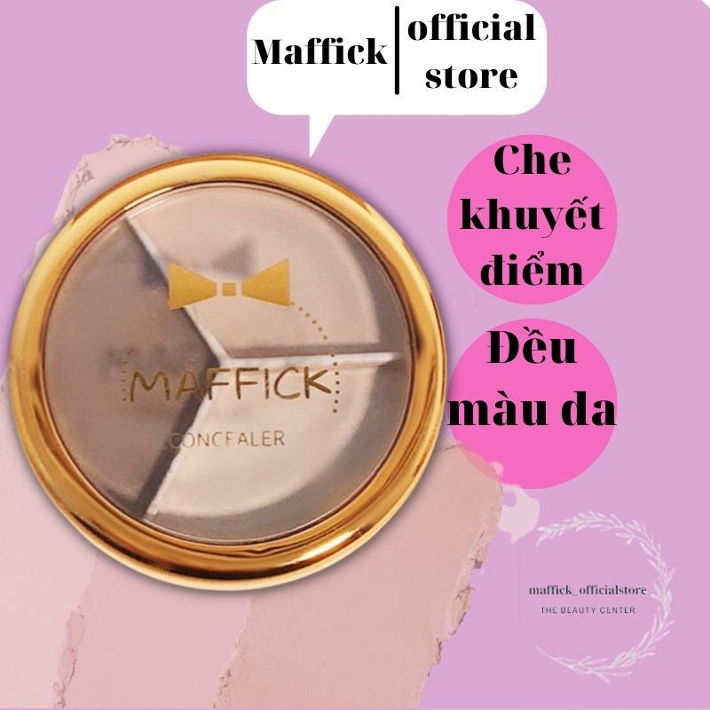 Che khuyết điểm 3 màu dạng kem Maffick MF203 bộ trang điểm nội địa trung hiệu quả che mụn, thâm quầng mắt trên khuôn mặt