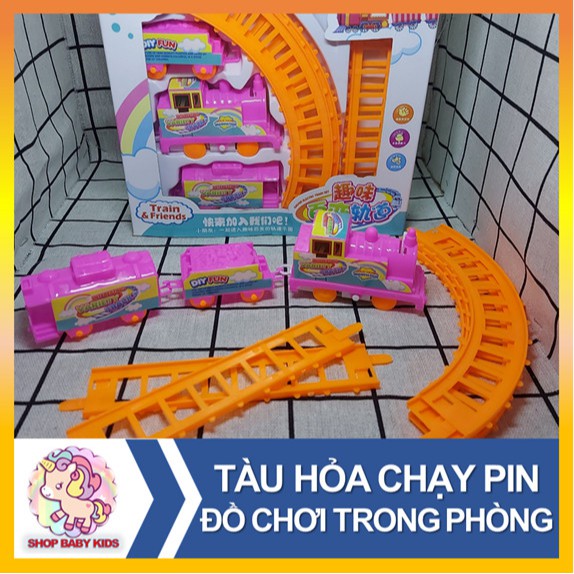 Xe Lửa Chạy Pin Lắp Ráp Đường Ray 🤩 𝐅𝐑𝐄𝐄𝐒𝐇𝐈𝐏 🤩 đồ chơi vui nhộn cho bé