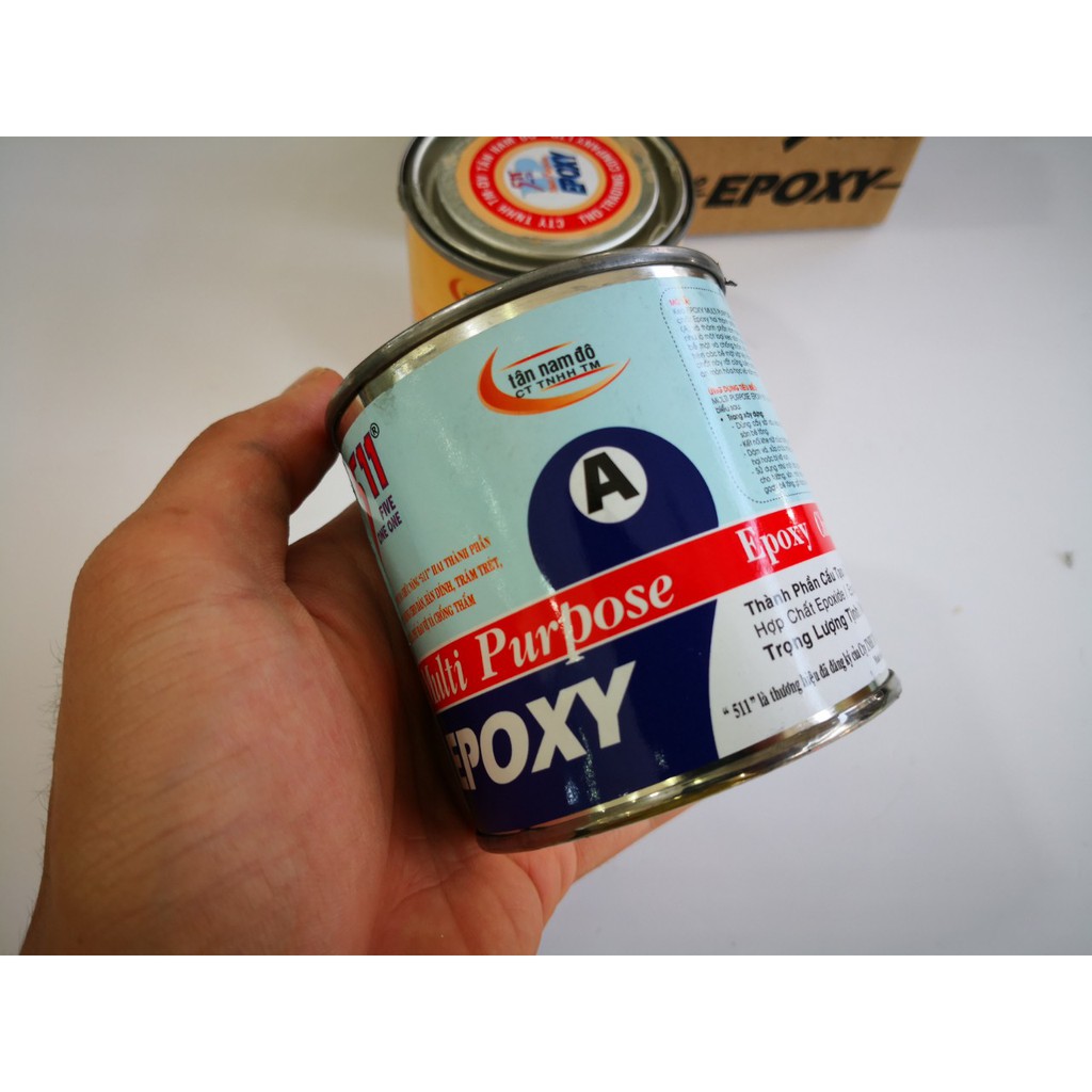 Keo A B Epoxy 511 Keo Dán Đa Năng Keo Công Nghiệp 1,3KG 2,8KG 11KG 51128