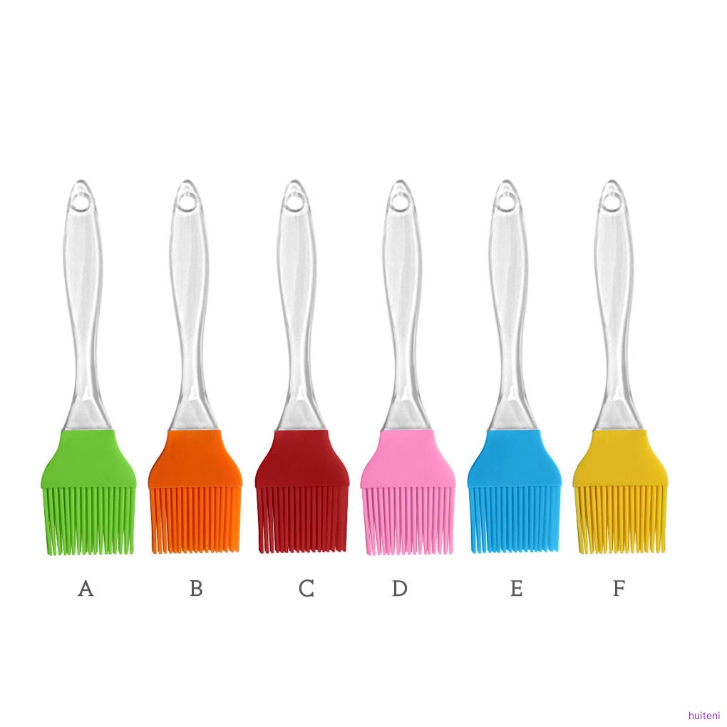 Cọ Quét Dầu Nướng Bbq Bằng Silicone Có Tay Cầm Màu Xanh Lá