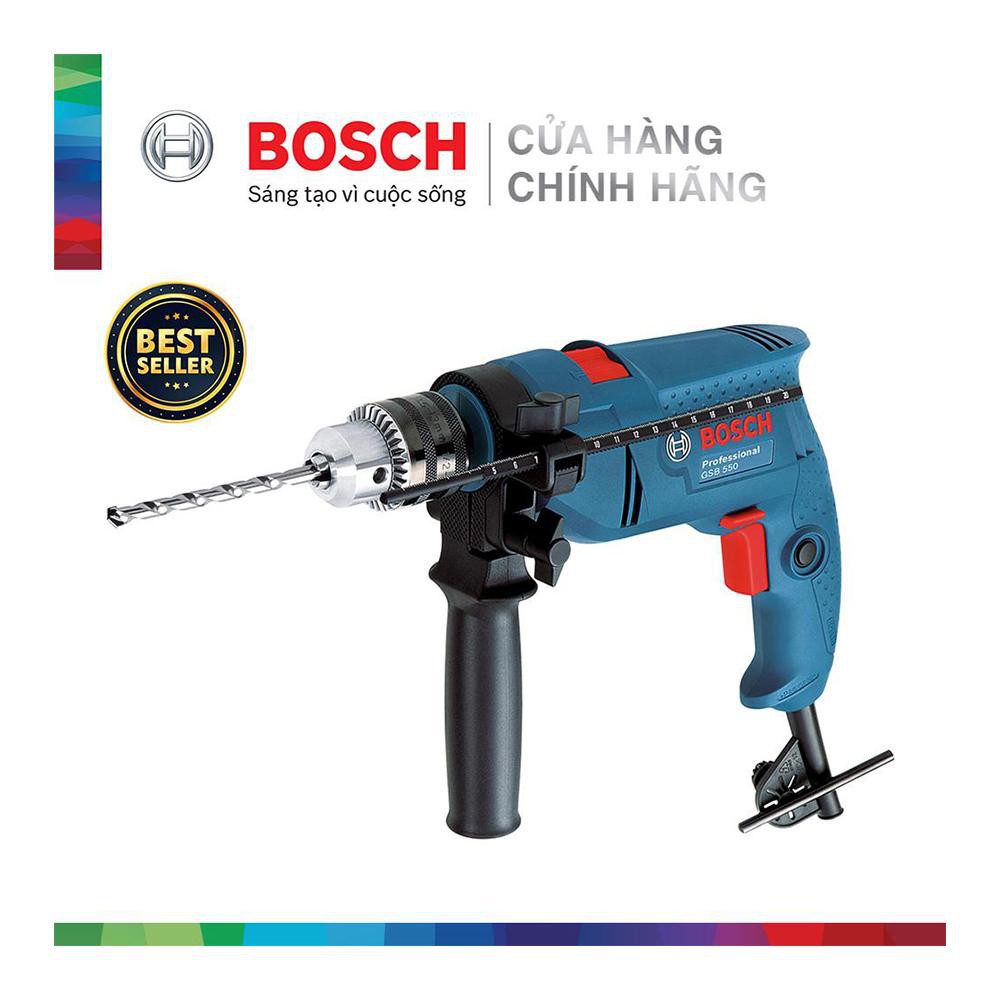 [CHÍNH HÃNG] Máy khoan động lực Bosch GSB 550 Bosch Giá Rẻ, Bền Bỉ, Bảo Hành Dài Hạn