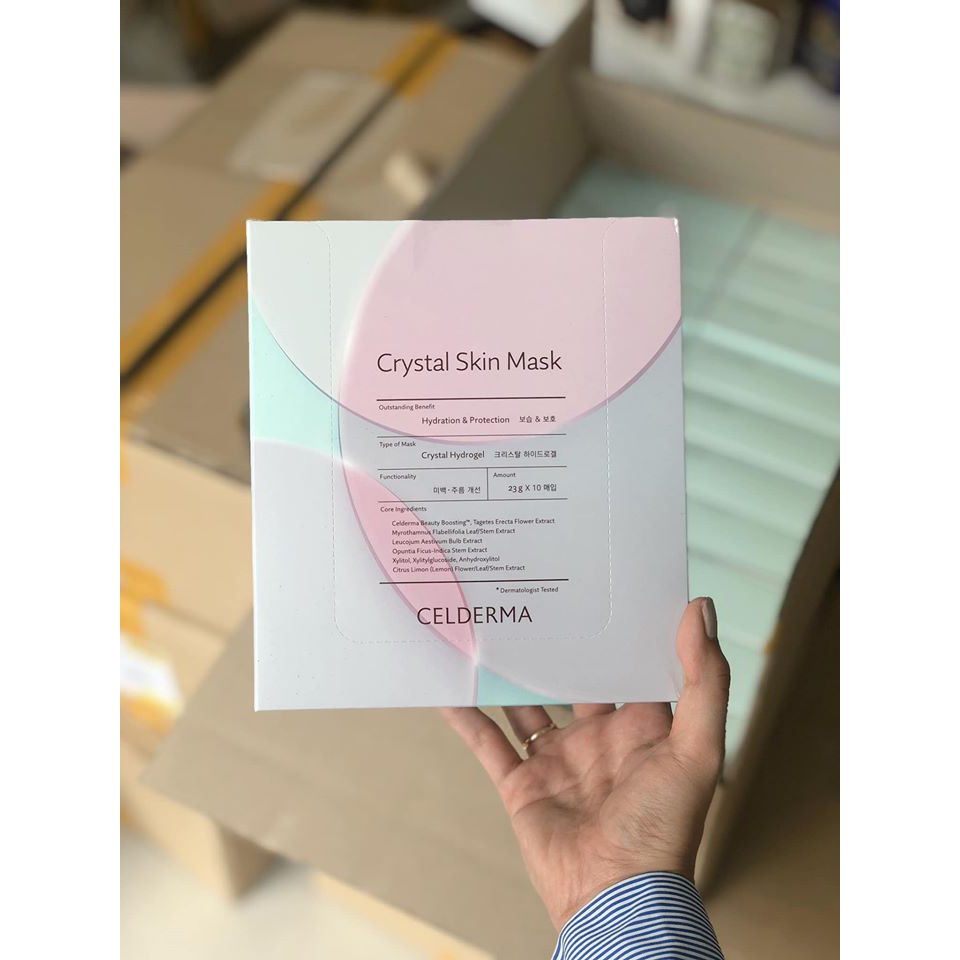Mặt Nạ Thạch Anh CELDERMA CRYSTAL SKIN MASK