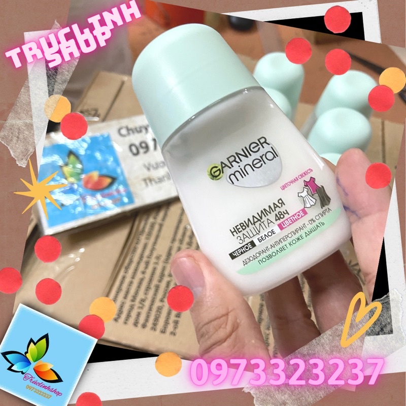 Lăn nách Garnier ULtra Dry 50ml ngăn mồ hôi 48h khử mùi