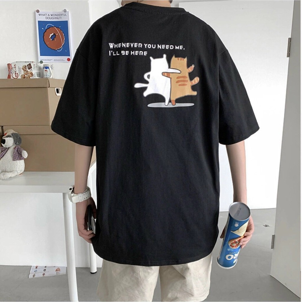 MẪU MỚI 2023  [ FULL SIZE ] Áo thun phông tay lỡ form rộng Unisex Ulzzang mặc cặp, nhóm, lớp nam nữ in loang hình