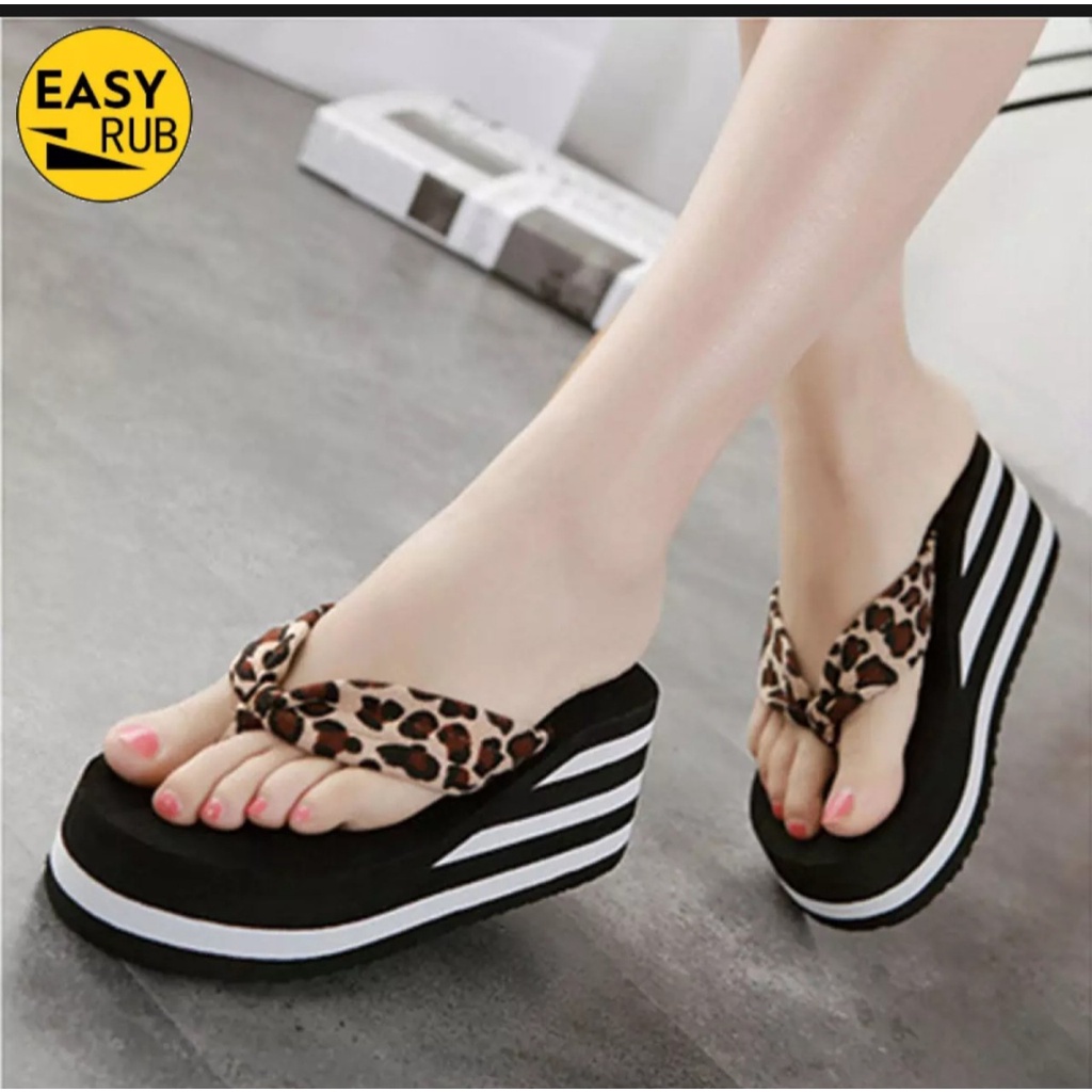 Dép kẹp nữ đế sọc cao cấp, đi siêu nhẹ ôm chân LAYDYSHOES