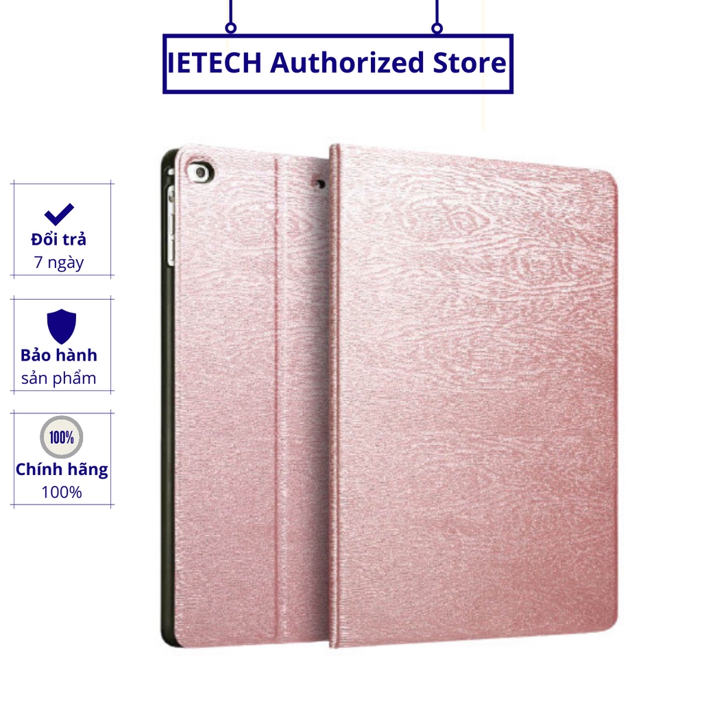 Bao Da Vân Gỗ Doanh Nhân Cao Cấp PKCB Dành Cho iPad 10.2 inch Tắt mở màn hình thông minh.