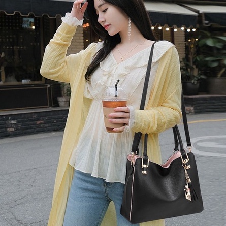 Túi Xách Da Cỡ Lớn Thời Trang Cho Phụ Nữ Trung Niên