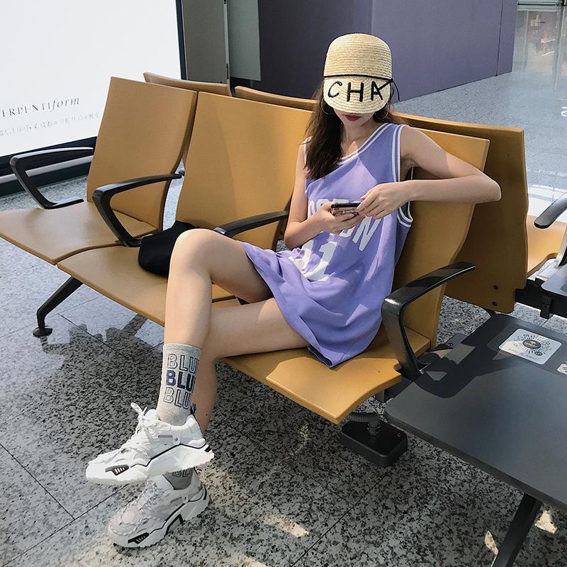 Áo Thun Thể Thao Sát Nách Form Rộng Thời Trang Mùa Hè Cho Nữ