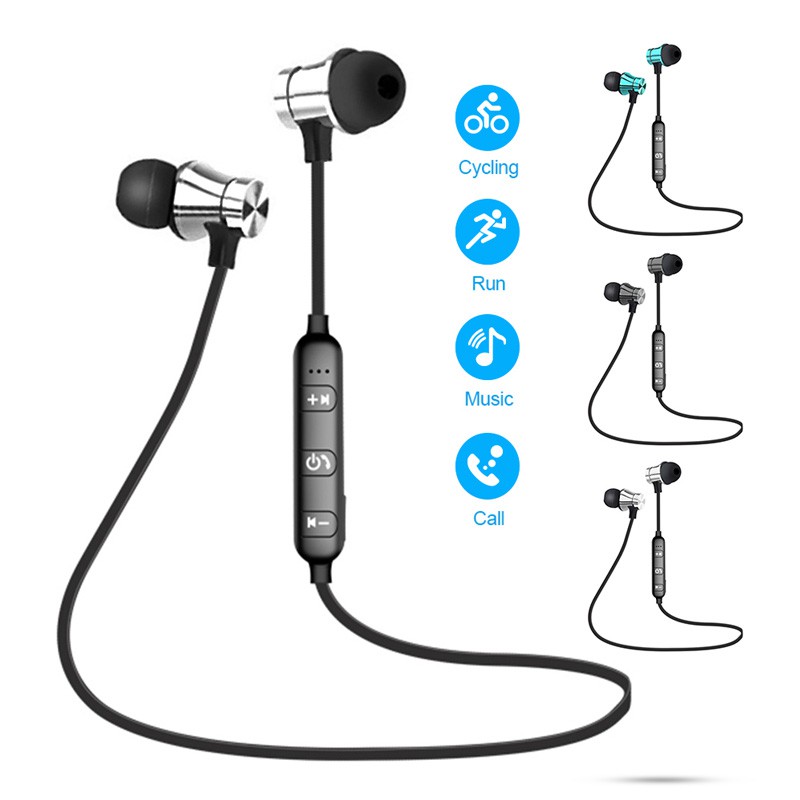 Tai nghe Bluetooth thể thao xt-11 có nam châm thời trang Tai Nghe Bluetooth 4.2 Nhét Tai Cao Cấp Tai nghe nhét tai