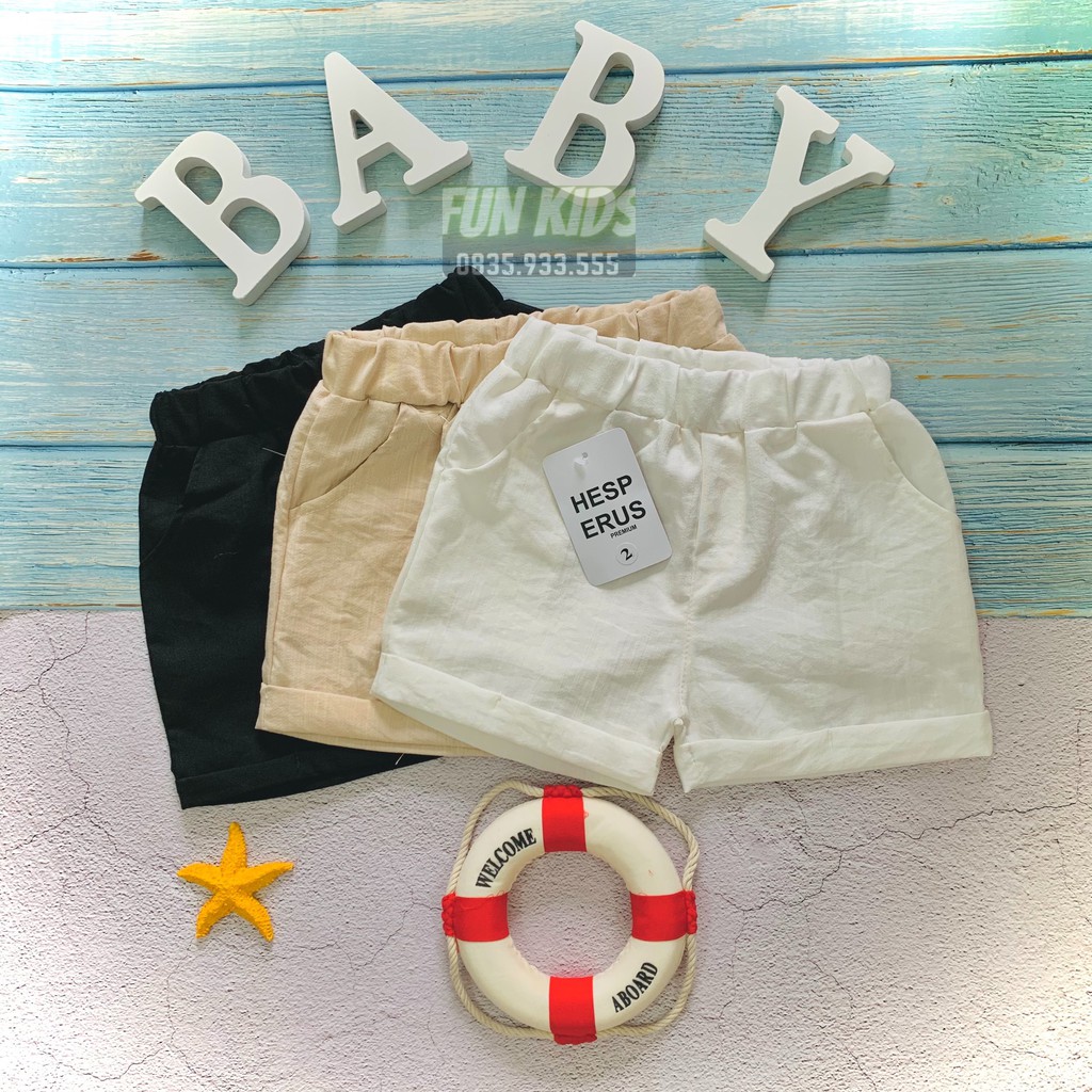 Quần Đùi Cho Bé  FUNKIDS  Quần Short Đũi Cho bé Trai Và Bé Gái . Mặc Ở Nhà.Đi Chơi.Đi Biển 8 đến 22kg