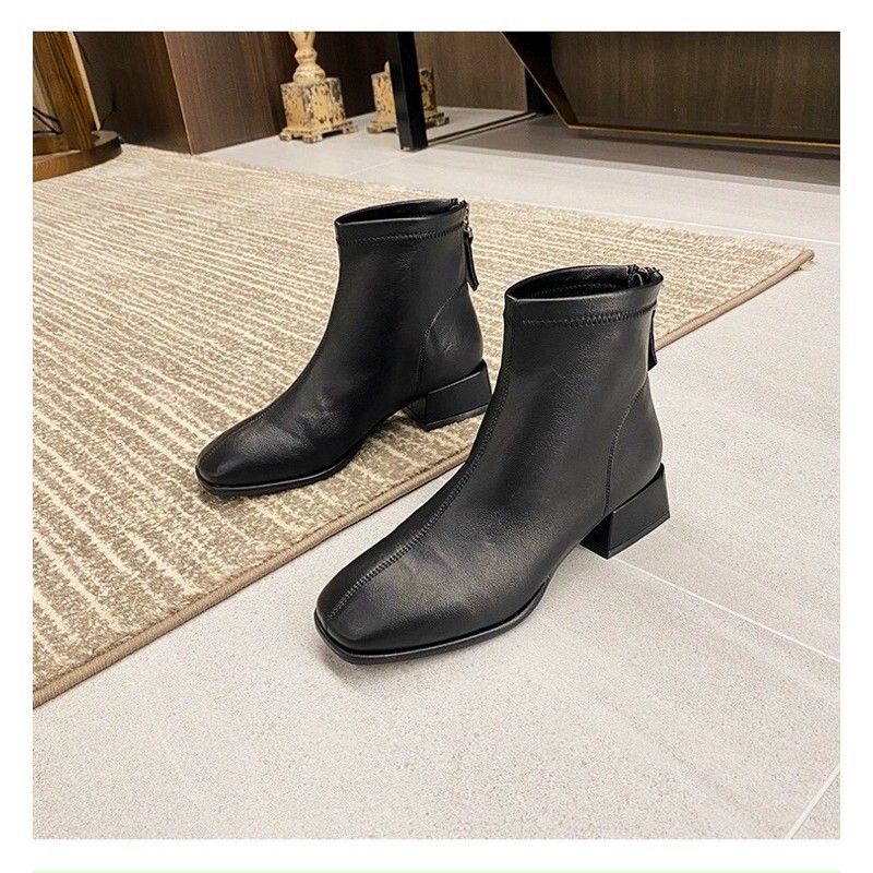 (Hàng Nhập)Bốt Nữ Hàn Quốc AAA Da Mền Kiểu Dáng Trẻ Trung | BigBuy360 - bigbuy360.vn