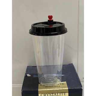 Ly nhựa dày nắp tim 500ml 10cái