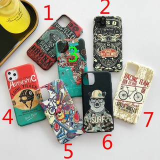 iphone 11 Retro Cartoon Vỏ nhựa cứng điện thoại