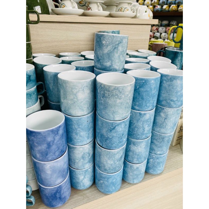 Cốc uống nước,trà Vân Đá  - Gốm sứ Bát Tràng 200ml