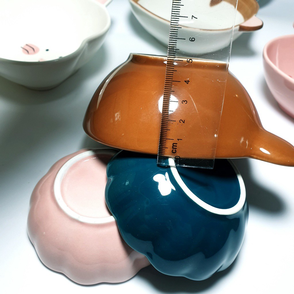 Bát Ăn Dặm Cho Bé Kiểu Nhật Gốm Sứ Hình Gấu Panda Cute Dễ Thương