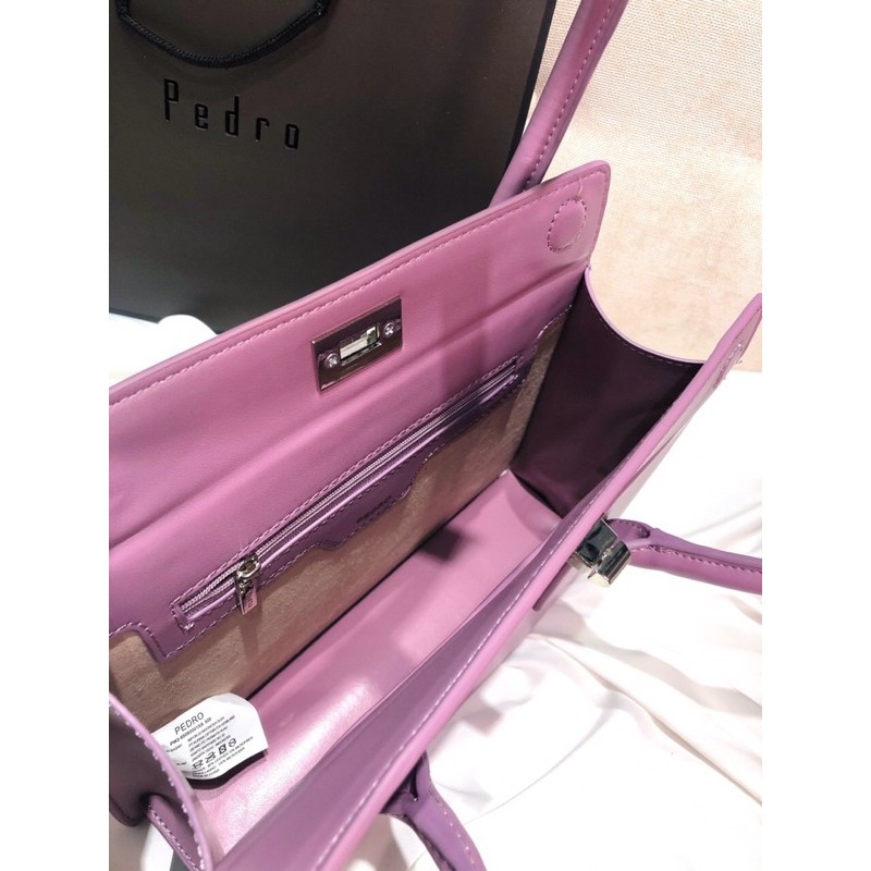 Túi tay cầm kẹp nách đeo vai  Pedro Casual Style Faux Fur Blended Fabrics Plain Party