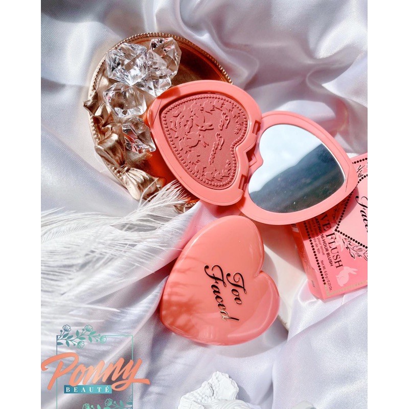 Má hồng Too Faced SALE sẵn màu love hangover hồng đất