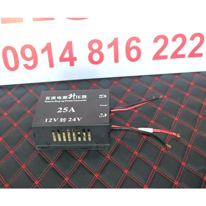 Bộ đổi nguồn 12V lên 24V, Thiết bị đổi nguồn 12V lên 24V, cục đổi nguồn DC 12V lên 24V - 25A