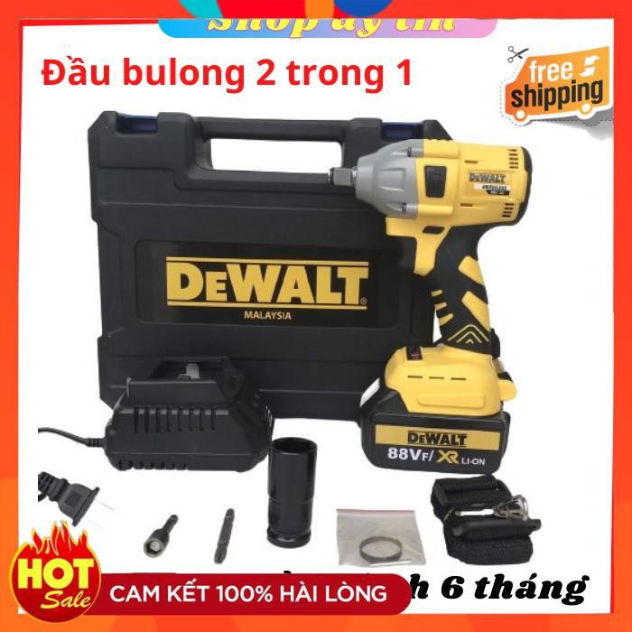 [Hàng Tốt] MÁY SIẾT BULONG Dewalt không chổi than, đàu bulong 2 trong1