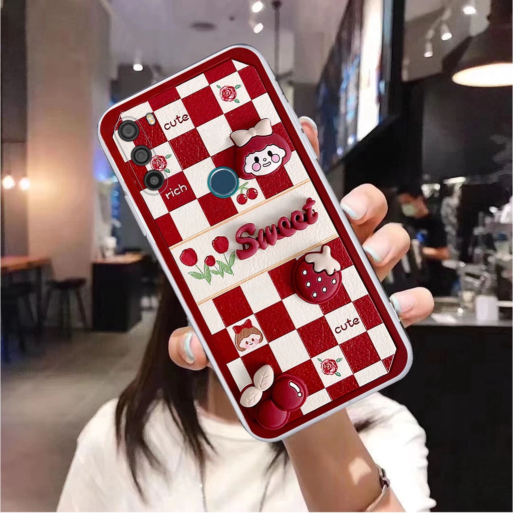 Ốp Vsmart Active 3 in hình trái tim, caro kẹo ngọt đầy cá tính siêu đẹp siêu chất