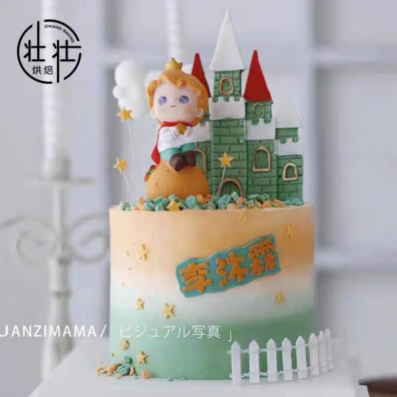 Hoàng Tử, Công Chúa Mặt Trăng Trang Trí Bánh,Trang Trí Bánh Kem, Trang Trí Bánh Sinh Nhật, Phụ Kiện Bánh Dola Authentic