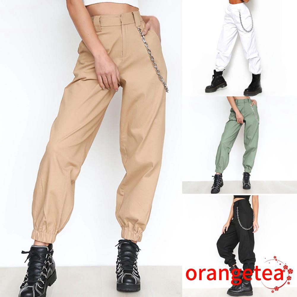 Quần jogger lưng cao thời trang quyến rũ dành cho nữ