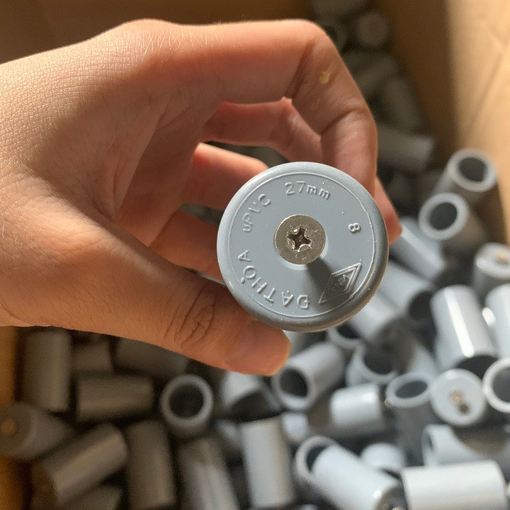 BỘ 20 BÉC VÍT NHỰA PVC ĐẠT HÒA PHI 27. BÉC VÍT NHỰA CAO CẤP VỚI VÍT INOX