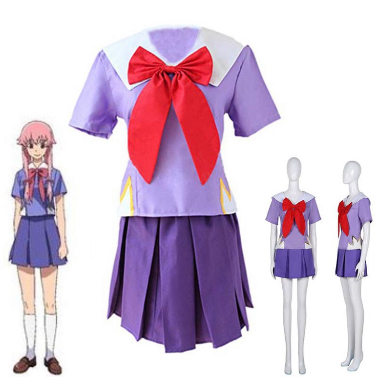 [O] Costume - Đồ hóa trang nhân vật Gasai Yuno - Mirai Nikki - Seifuku - Miu Cosplay | BigBuy360 - bigbuy360.vn