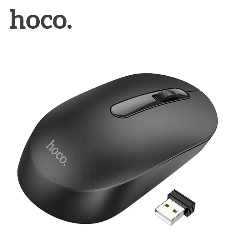 Chuột Quang Không Dây Hoco 1200DPI Cổng USB Cho PC Laptop