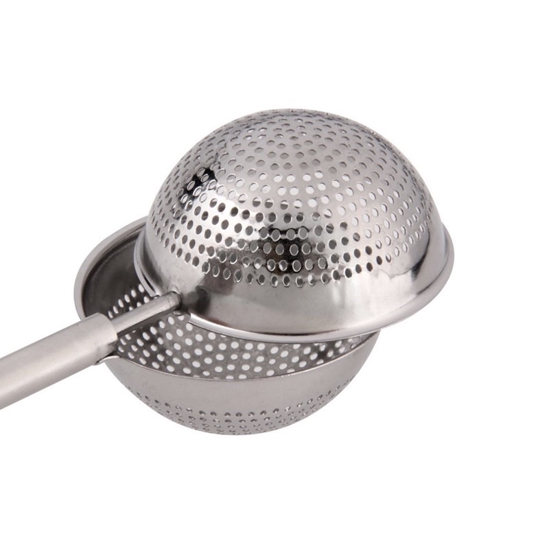 Dụng Cụ Lọc Trà Hình Quả Cầu Bằng Thép Không Gỉ