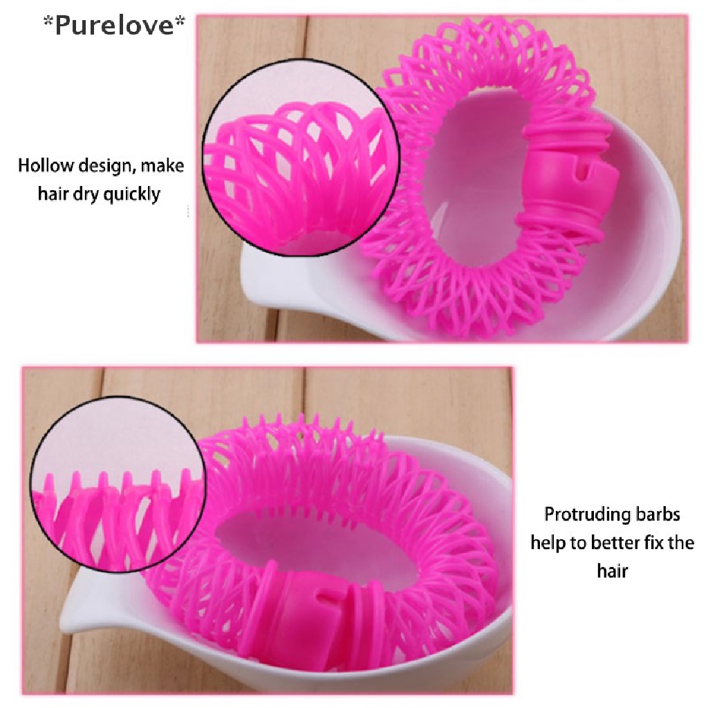 Bộ 6 Dụng Cụ Uốn Tóc Hình Bánh Donut Độc Đáo