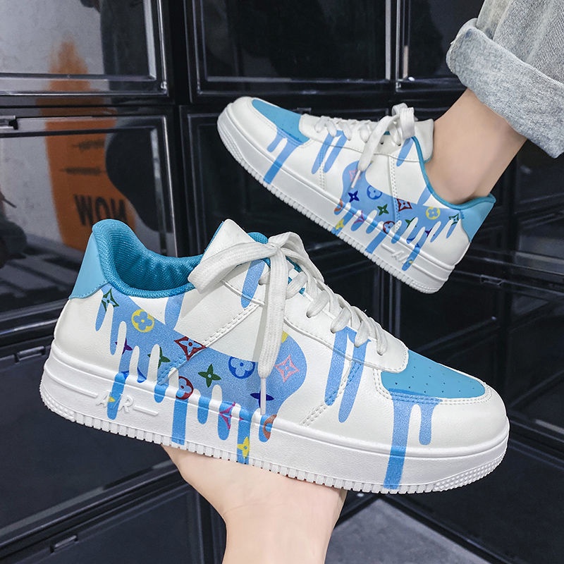 2023 Mới Của Nam Giới Màu Trắng Thoải Mái Nhẹ Nhàng Thời Trang Chống Mài Mòn Giày Trượt Ván