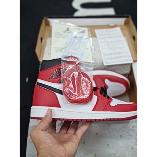 ⚡️FULL BOX⚡️Jordan chicago trắng đỏ vạch đen - [Tặng chai vệ sinh giày]