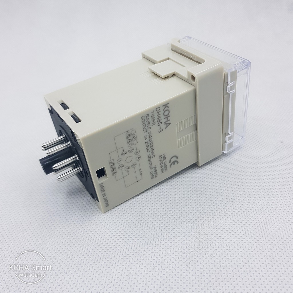Timer hẹn giờ DH48S-S luân phiên, Rơle cài đặt thời gian đảo chiều - HÀNG CHÍNH HÃNG