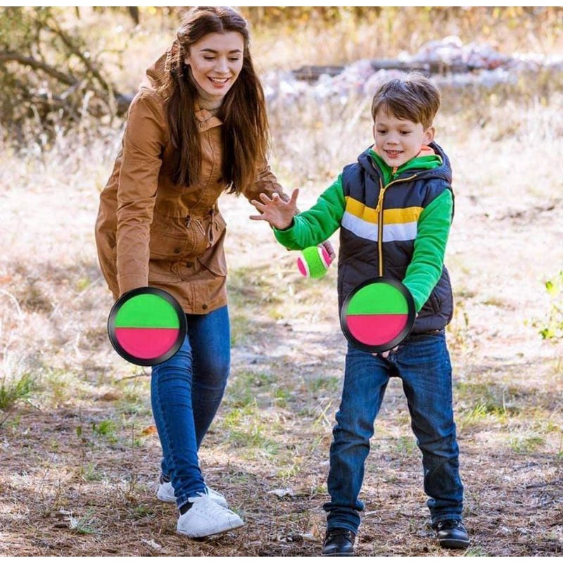 Bóng vợt dính tập vận động và phản xạ