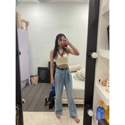 [SẴN] [Ảnh Feacback phía sau] Quần bò ống rộng nữ kèm video ảnh thật | BigBuy360 - bigbuy360.vn