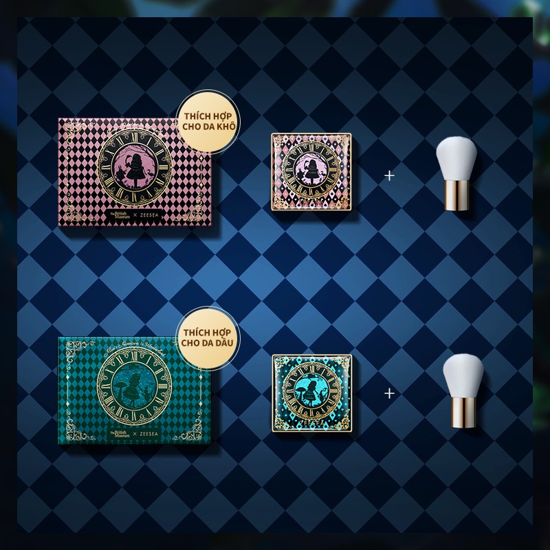 Phấn trang diểm ZEESEA chủ đề Alice In Wonderland phiên bản giới hạn 8g | BigBuy360 - bigbuy360.vn