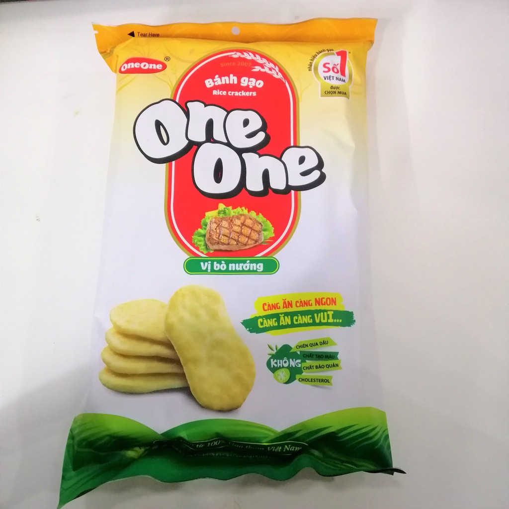 Bánh Gạo One One Vị Bò Nướng (Gói 150g)