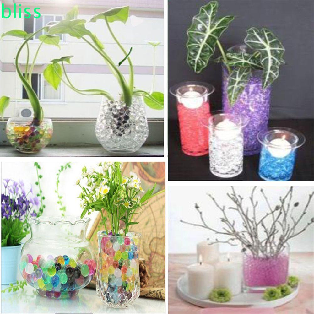 BLISS Home Decor Water Pearls Bio Gel Ball Gel Beads Balls|Beads Magic Jelly Balls 500pcs Water Plant Flower Jelly Hydrogel Growing Balls Vase|Decoration Ocean Baby Balls/Multicolor