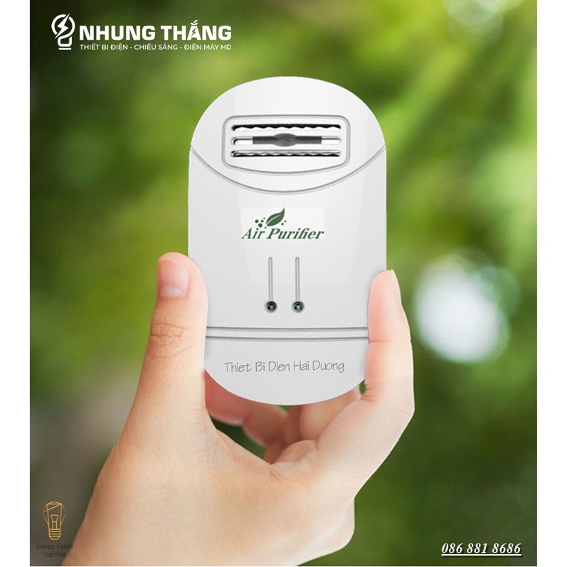 Máy Lọc Không Khí Mini Ion Âm ML-A10 - Khử Mùi ,Khử Trùng Cho Nhà Bếp,Nhà Vệ Sinh ,Phòng Ngủ Đến 99%