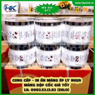 cuộn màng ép ly nhựa Mắt long lanh 517